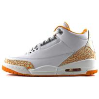 Jordan Air Jordan 3 Vintažiniai krepšinio batai Moteriški Balti Oranžiniai CK9246-101 36