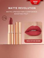 Charlotte Tilbury Mini Matinis lūpų dažas Revolution Pillow Talk 1,1 g / 0,03 Oz #WALK OF NO SHAME 1.1g