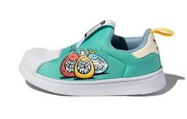 Kevin Lyons x Adidas Originals SUPERSTAR 360 Low top Skateboard Shoes Green White Children Aged 3 7 Years Old H02737 32