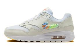 Nike Air Max 1 SE Balti Vaivorykštiniai Raišteliai Swoosh GS FN4782-100 35.5