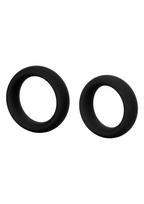 Žiedai Colt Silicone Super Rings, 2 vnt, juodi, Juoda