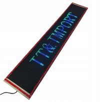Spalvotas LED ekranas automobiliui 16x80 cm XXXL A111