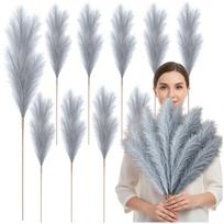 Dirbtinė pilka pampų žolė PVC 56,5 cm (10 vnt.) N86