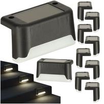 Lauko LED saulės laiptų šviestuvai su sutemų jutikliu, 8 vnt. N26