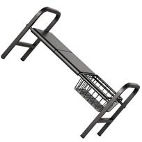 Ištraukiama lentyna po kriaukle, juoda, 53–88 cm E136
