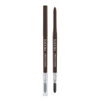 Antakių pieštukas IsaDora The Brow Fix 24h Longwear & Waterproof, 02 Dark Brown, 0.32 g