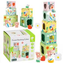 CLASSIC WORLD Puzzle Cubes Box Forest Pyramid