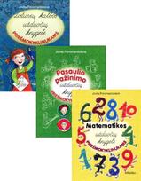 KNYGŲ RINKINYS. Užduočių knygelė priešmokyklinukams: Lietuvių kalbos + Pasaulio pažinimo + Matematikos - Jovita Ponomariovienė