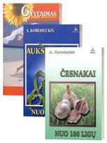 KNYGŲ RINKINYS. Peterburgo fitoenergetikas, žolininkas Aleksandras Korodeckis: Artritas ir artrozė + Auksinis ūsas nuo 100 ligų + Česnakai nuo 100 ligų