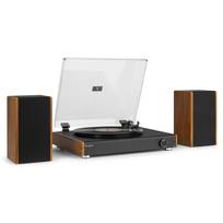 SENOVINIO STILIAUS VINILINIŲ PLOKŠTELIŲ GROTUVAS SU MEDINĖMIS KOLONĖLĖMIS AUDIZIO RP-335 102.175