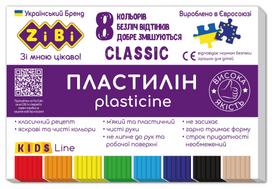 Plastilinas Zibi 1.ZB6231, 0.160 kg, 8 vnt.