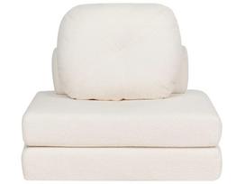 Sofa-lova Beliani Olden Boucle, balta sp., 91 x 81 cm x 54 cm