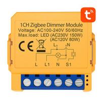 Išmanusis lizdas perjungiklis ZigBee Avatto ZDMS16-1 TUYA