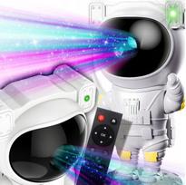 LED astronautas - galaktikų projektorius, white edition
