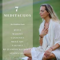 7MEDITACIJŲ rinkinys🧘‍♀️