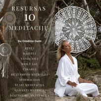 10 MEDITACIJŲ rinkinys🧘‍♀️
