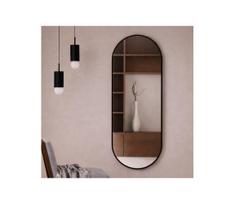 Baltica Design - sieninis veidrodis TINY BORDER 140x60 cm juodas
