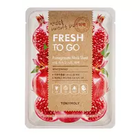 TONYMOLY Fresh To Go kaukė veidui lakštinė su granatais, 25 g