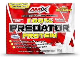Amix Nutrition 100% Predator Protein 30 g. - Braškių