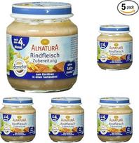 "Alnatura" ekologiškas jautienos pusgaminis 125g (5 pakuočių)