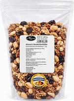 "Alucra Student Food Premium" | Riešutų mišinys su razinomis Vyno uogos | Riešutų vaisių mišinys su anakardžių riešutais Migdolai Graikiniai riešutai | Trail Mix Vegan be priedų | Užkandžių mišinys Natūralus