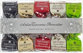 "Antica Torroneria Piemontese Tartufini Truffle" šokoladiniai saldainiai dovanų dėžutėje iš Italijos (1 x 70 g)