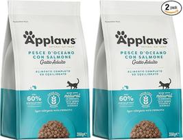 "Applaws Complete Natural" natūralus sausas kačių maistas 350 g "Ocean Fish" su lašiša (2 vnt.)