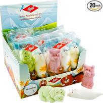"Aseli Pet Bundle" zefyrai, katėms ir pelėms, pelėms ir pelėms, putų cukrus, 20 pakuočių, be glitimo, be laktozės, aviečių, obuolių skonio ir tradicinio skonio