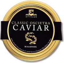 "Attilus Caviar Classic Oscietra" ikrai (125 g)