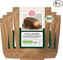 "Bake with Love" ekologiškos speltų duonos kepimo mišinys - 100 % ekologiški pilno grūdo miltai iš Bavarijos - sėklų duona be kviečių - skirta duonos kepimo įrenginiui ir orkaitei - duonos kepimas - "Bake with Love