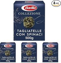 "Barilla" kietųjų kviečių makaronai Collezione Tagliatelle con Spinaci, (1 x 500 g) (4 vnt.)
