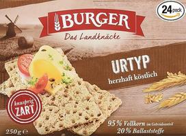 "Burger Crispbread", "Urtyp", 24 vnt. (24 x 250 g)