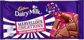 "Cadbury Dairy Milk Chocolate Marvellous Creations Jelly Popping Candy Muscheln", 180 g