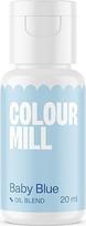 "Colour Mill" aliejų mišinio maistiniai dažai "Baby Blue" - 20 ml