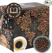 "Corasol Premium Coffee World Travel Advent Calendar 2025" su 24 skrudintomis gurmaniškomis kavomis iš 24 šalių, knygelė, pilno grūdo (240 g)