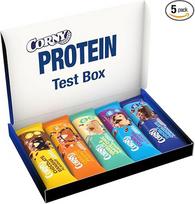"Corny Protein Crunchy" 5 dalių mišinio bandomoji pakuotė Baltymų batonėliai su 30 % baltymų, be pridėtinio cukraus, skirti išbandyti ir mėgautis 5 x 45 g