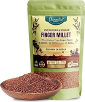 "Danodia Foods" pilno grūdo soros (Ragi) (950g/2lbs) - nešlifuoti grūdai, be glitimo, augalinės kilmės, genetiškai nemodifikuoti, mažo glikemijos indekso, tinkami maistui ruošti, sandarūs, auginami tvariai
