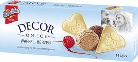 "DeBeukelaer" dekoras ant ledų kūgio širdelių 50g