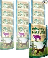 "Dehner Best Nature" suaugusių šunų ėdalas, ėriena ir kriaušės su avižiniais dribsniais, maišelyje, 12 x 150 g (1,8 kg)