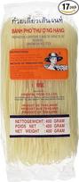 "Farmer Rice Noodles" - tailandietiški 1 mm pločio ryžių makaronai iš ryžių miltų - 17 x 400 g