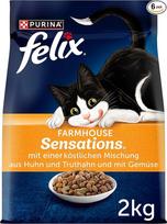 "Felix Farmhouse Sensations" sausas kačių maistas, 6 vnt. (6 x 2 kg)