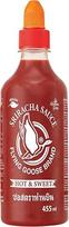 "Flying Goose Sriracha" aitriųjų ir saldžiųjų aitriųjų paprikų padažas, oranžinė kepurėlė, prieskonių padažas iš Tailando, pakuotė po 1 (1 x 455 ml)