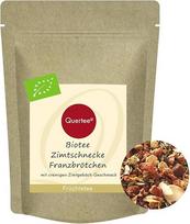 "Franzbrötchen" arbata su cinamono ritinėlių skoniu - ekologiška arbata Natūralus arbatos mišinys su kreminiu cinamono skoniu iš "Quertee" (500 g)