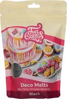 "FunCakes Deco Melts Black" - nardinkite, lašinkite, mirkykite ir puoškite! Ištirpinkite mikrobangų krosnelėje ir supilkite į bet kokią formą, 250 g