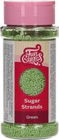 "FunCakes" cukraus juostelės, žali pyragų pabarstukai, puikus skonis, tinka tortams, pyragams ir pyragaičiams puošti, pyragų pabarstukai, 80g