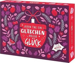 "Glück Marmalade" advento kalendorius - 24 mini uogienės ir žiemos užtepėlės - delikatesų dovanų kalendorius pusryčiams ir dovanų idėja - rankų darbo advento kalendorius Vokietija