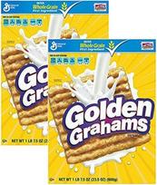 "Golden Grahams" grūdų dribsniai, 23,5 oz (2 pakuotės), General Mills / Big G Cereals