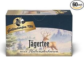 "Goldmännchen Tea Hunter" arbata su šeivamedžio uogomis, 20 atskirai užspaudžiamų arbatos maišelių, 3 pakuotės (3 x 50 g)