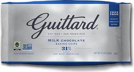 "Guittard" pieno šokolado drožlės - aukščiausios kokybės pieno šokolado gabalėliai iš San Francisko, 326 g - kreminiai ir švelniai tirpstantys su švelnia vanile - puikiai tinka kepimui, karštam šokoladui ir desertams