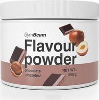 "GymBeam Flavour Powder" - skanūs skonio milteliai, daug skaidulų iš cikorijų, tik 10 kalorijų vienoje porcijoje, idealiai tinka maistui ir gėrimams aromatizuoti (250 g, šokoladinis lazdyno riešutas)